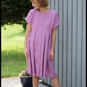 Offon midi length Button-Down Dress